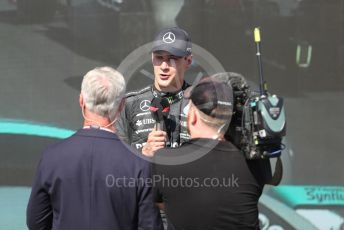 World © Octane Photographic Ltd. Formula 1 – French Grand Prix - Paul Ricard - Le Castellet. Sunday 24th July 2022 Parc Ferme. Mercedes-AMG Petronas F1 Team F1 W13 - George Russell.