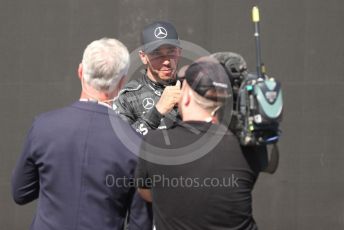 World © Octane Photographic Ltd. Formula 1 – French Grand Prix - Paul Ricard - Le Castellet. Sunday 24th July 2022 Parc Ferme. Mercedes-AMG Petronas F1 Team F1 W13 - Lewis Hamilton.