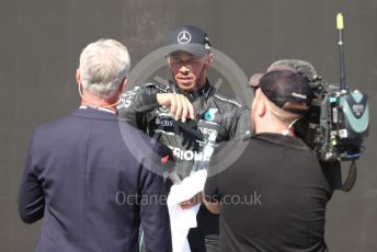 World © Octane Photographic Ltd. Formula 1 – French Grand Prix - Paul Ricard - Le Castellet. Sunday 24th July 2022 Parc Ferme. Mercedes-AMG Petronas F1 Team F1 W13 - Lewis Hamilton.