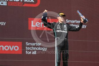 World © Octane Photographic Ltd. Formula 1 – French Grand Prix - Paul Ricard - Le Castellet. Sunday 24th July 2022 Podium. Mercedes-AMG Petronas F1 Team F1 W13 - George Russell.