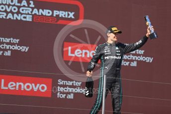 World © Octane Photographic Ltd. Formula 1 – French Grand Prix - Paul Ricard - Le Castellet. Sunday 24th July 2022 Podium. Mercedes-AMG Petronas F1 Team F1 W13 - George Russell.