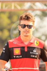 World © Octane Photographic Ltd. Formula 1 – French Grand Prix - Paul Ricard - Le Castellet. Saturday 23rd July 2022 Paddock. Scuderia Ferrari F1-75 - Charles Leclerc.