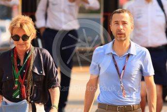 World © Octane Photographic Ltd. Formula 1 – French Grand Prix - Paul Ricard - Le Castellet. Saturday 23rd July 2022 Paddock. Scuderia Ferrari F1-75 - Charles Leclerc's manager Nicolas Todt.