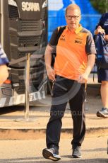 World © Octane Photographic Ltd. Formula 1 – French Grand Prix - Paul Ricard - Le Castellet. Saturday 23rd July 2022 Paddock. McLaren F1 Team Principal – Andreas Seidl.
