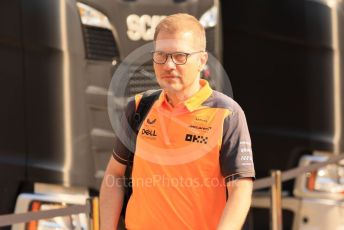World © Octane Photographic Ltd. Formula 1 – French Grand Prix - Paul Ricard - Le Castellet. Saturday 23rd July 2022 Paddock. McLaren F1 Team Principal – Andreas Seidl.