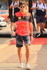 World © Octane Photographic Ltd. Formula 1 – French Grand Prix - Paul Ricard - Le Castellet. Saturday 23rd July 2022 Paddock. Scuderia Ferrari F1-75 - Carlos Sainz.