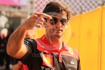 World © Octane Photographic Ltd. Formula 1 – French Grand Prix - Paul Ricard - Le Castellet. Saturday 23rd July 2022 Paddock. Scuderia Ferrari F1-75 - Carlos Sainz.