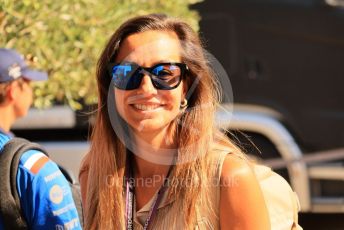 World © Octane Photographic Ltd. Formula 1 – French Grand Prix - Paul Ricard - Le Castellet. Saturday 23rd July 2022 Paddock. BWT Alpine F1 Team A522 - Fernando Alonso and partner Andrea Schlager.