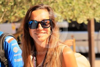 World © Octane Photographic Ltd. Formula 1 – French Grand Prix - Paul Ricard - Le Castellet. Saturday 23rd July 2022 Paddock. BWT Alpine F1 Team A522 - Fernando Alonso and partner Andrea Schlager.