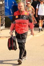 World © Octane Photographic Ltd. Formula 1 – French Grand Prix - Paul Ricard - Le Castellet. Saturday 23rd July 2022 Paddock. Scuderia Ferrari, Gino Rosato