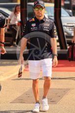 World © Octane Photographic Ltd. Formula 1 – French Grand Prix - Paul Ricard - Le Castellet. Saturday 23rd July 2022 Paddock. Oracle Red Bull Racing RB18 – Sergio Perez.