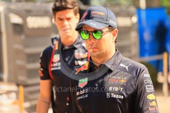 World © Octane Photographic Ltd. Formula 1 – French Grand Prix - Paul Ricard - Le Castellet. Saturday 23rd July 2022 Paddock. Oracle Red Bull Racing RB18 – Sergio Perez.