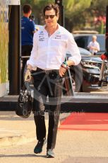 World © Octane Photographic Ltd. Formula 1 – French Grand Prix - Paul Ricard - Le Castellet. Saturday 23rd July 2022 Paddock. Mercedes-AMG Petronas F1 Team and Team Principal and CEO - Toto Wolff