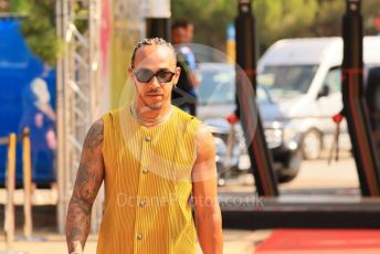 World © Octane Photographic Ltd. Formula 1 – French Grand Prix - Paul Ricard - Le Castellet. Saturday 23rd July 2022 Paddock. Mercedes-AMG Petronas F1 Team F1 W13 - Lewis Hamilton.