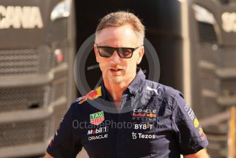 World © Octane Photographic Ltd. Formula 1 – French Grand Prix - Paul Ricard - Le Castellet. Sunday 24th July 2022 Paddock. Oracle Red Bull Racing Team Principal - Christian Horner