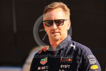 World © Octane Photographic Ltd. Formula 1 – French Grand Prix - Paul Ricard - Le Castellet. Sunday 24th July 2022 Paddock. Oracle Red Bull Racing Team Principal - Christian Horner