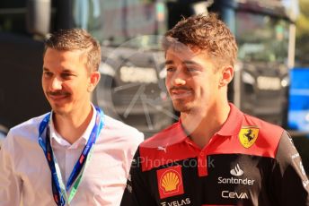 World © Octane Photographic Ltd. Formula 1 – French Grand Prix - Paul Ricard - Le Castellet. Sunday 24th July 2022 Paddock. Scuderia Ferrari F1-75 - Charles Leclerc.