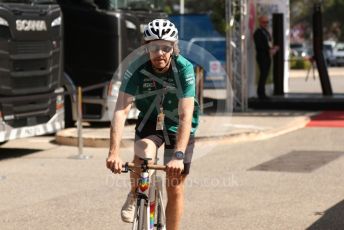 World © Octane Photographic Ltd. Formula 1 – French Grand Prix - Paul Ricard - Le Castellet. Sunday 24th July 2022 Paddock. Aston Martin Aramco Cognizant F1 Team AMR22 - Sebastian Vettel.