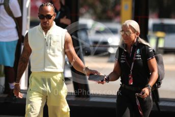 World © Octane Photographic Ltd. Formula 1 – French Grand Prix - Paul Ricard - Le Castellet. Sunday 24th July 2022 Paddock. Mercedes-AMG Petronas F1 Team F1 W13 - Lewis Hamilton.