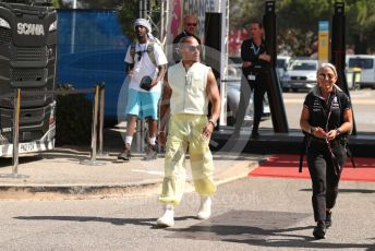 World © Octane Photographic Ltd. Formula 1 – French Grand Prix - Paul Ricard - Le Castellet. Sunday 24th July 2022 Paddock. Mercedes-AMG Petronas F1 Team F1 W13 - Lewis Hamilton.