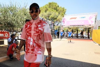 World © Octane Photographic Ltd. Formula 1 – French Grand Prix - Paul Ricard - Le Castellet. Thursday 21st July 2022 Paddock. Mercedes-AMG Petronas F1 Team F1 W13 - Lewis Hamilton.