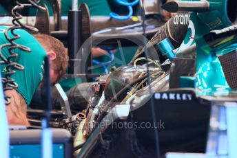 World © Octane Photographic Ltd. Formula 1 – French Grand Prix - Paul Ricard - Le Castellet. Thursday 21st July 2022 Paddock. Aston Martin Aramco Cognizant F1 Team AMR22.