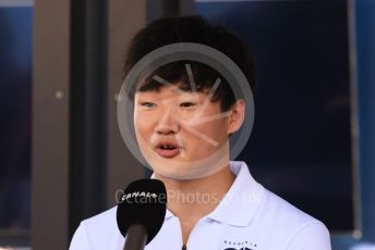 World © Octane Photographic Ltd. Formula 1 – French Grand Prix - Paul Ricard - Le Castellet. Thursday 21st July 2022 Paddock. Scuderia AlphaTauri AT03 - Yuki Tsunoda.