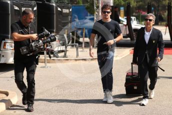 World © Octane Photographic Ltd. Formula 1 – French Grand Prix - Paul Ricard - Le Castellet. Thursday 21st July 2022 Paddock. Scuderia Ferrari F1-75 - Charles Leclerc.