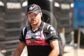 World © Octane Photographic Ltd. Formula 1 – French Grand Prix - Paul Ricard - Le Castellet. Thursday 21st July 2022 Paddock. Alfa Romeo F1 Team Orlen C42 - Valtteri Bottas.