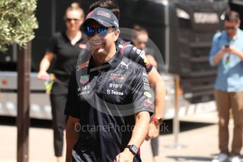 World © Octane Photographic Ltd. Formula 1 – French Grand Prix - Paul Ricard - Le Castellet. Thursday 21st July 2022 Paddock. Oracle Red Bull Racing RB18 – Sergio Perez.