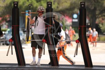 World © Octane Photographic Ltd. Formula 1 – French Grand Prix - Paul Ricard - Le Castellet. Thursday 21st July 2022 Paddock. Aston Martin Aramco Cognizant F1 Team AMR22 - Sebastian Vettel.