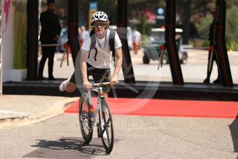 World © Octane Photographic Ltd. Formula 1 – French Grand Prix - Paul Ricard - Le Castellet. Thursday 21st July 2022 Paddock. Aston Martin Aramco Cognizant F1 Team AMR22 - Sebastian Vettel.