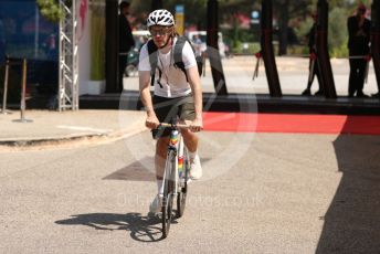 World © Octane Photographic Ltd. Formula 1 – French Grand Prix - Paul Ricard - Le Castellet. Thursday 21st July 2022 Paddock. Aston Martin Aramco Cognizant F1 Team AMR22 - Sebastian Vettel.