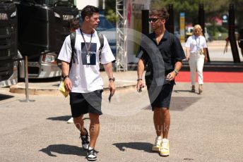World © Octane Photographic Ltd. Formula 1 – French Grand Prix - Paul Ricard - Le Castellet. Thursday 21st July 2022 Paddock. Scuderia AlphaTauri AT03 - Pierre Gasly.