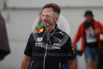 World © Octane Photographic Ltd. Formula 1– Hungarian Grand Prix - Hungaroring, Hungary. Sunday 31st July 2022 Paddock. Oracle Red Bull Racing Team Principal - Christian Horner