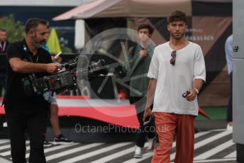 World © Octane Photographic Ltd. Formula 1– Hungarian Grand Prix - Hungaroring, Hungary. Sunday 31st July 2022 Paddock. Scuderia AlphaTauri AT03 - Pierre Gasly.