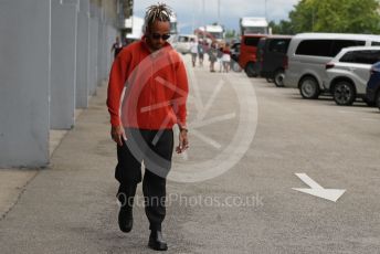 World © Octane Photographic Ltd. Formula 1– Hungarian Grand Prix - Hungaroring, Hungary. Sunday 31st July 2022 Paddock. Mercedes-AMG Petronas F1 Team F1 W13 - Lewis Hamilton.