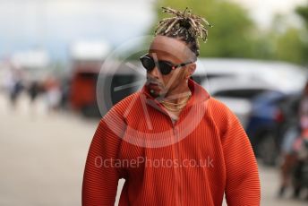 World © Octane Photographic Ltd. Formula 1– Hungarian Grand Prix - Hungaroring, Hungary. Sunday 31st July 2022 Paddock. Mercedes-AMG Petronas F1 Team F1 W13 - Lewis Hamilton.