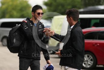 World © Octane Photographic Ltd. Formula 1– Hungarian Grand Prix - Hungaroring, Hungary. Sunday 31st July 2022 Paddock. BWT Alpine F1 Team A522 - Esteban Ocon.