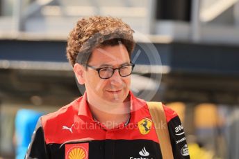 World © Octane Photographic Ltd. Formula 1 – Formula 1 – Hungarian Grand Prix - Hungaroring, Hungary. Friday 29th July 2022 Paddock. Scuderia Ferrari Team Principal, Mattia Binotto