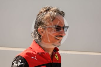 World © Octane Photographic Ltd. Formula 1 – Formula 1 – Hungarian Grand Prix - Hungaroring, Hungary. Friday 29th July 2022 Paddock. Scuderia Ferrari Team Racing Director and head of track area - Laurent Mekies