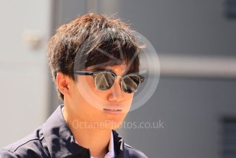 World © Octane Photographic Ltd. Formula 1 – Formula 1 – Hungarian Grand Prix - Hungaroring, Hungary. Friday 29th July 2022 Paddock. Scuderia AlphaTauri AT03 - Yuki Tsunoda.