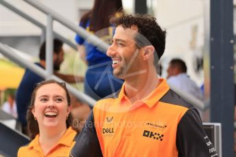 World © Octane Photographic Ltd. Formula 1 – Formula 1 – Hungarian Grand Prix - Hungaroring, Hungary. Friday 29th July 2022 Paddock. McLaren F1 Team MCL36 - Daniel Ricciardo.