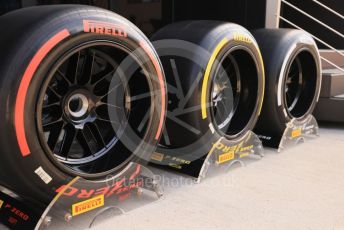 World © Octane Photographic Ltd. Formula 1 – Formula 1 – Hungarian Grand Prix - Hungaroring, Hungary. Friday 29th July 2022 Paddock. Pirelli dry tyres