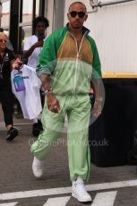 World © Octane Photographic Ltd. Formula 1 – Formula 1 – Hungarian Grand Prix - Hungaroring, Hungary. Friday 29th July 2022 Paddock. Mercedes-AMG Petronas F1 Team F1 W13 - Lewis Hamilton.