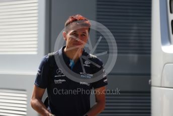 World © Octane Photographic Ltd. Formula 1 – Formula 1 – Hungarian Grand Prix - Hungaroring, Hungary. Friday 29th July 2022 Paddock.  Williams Racing FW44 - Alex Albon.