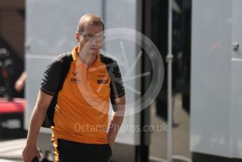 World © Octane Photographic Ltd. Formula 1 – Formula 1 – Hungarian Grand Prix - Hungaroring, Hungary. Friday 29th July 2022 Paddock. McLaren F1 Team Principal – Andreas Seidl