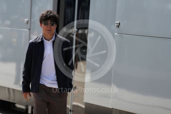 World © Octane Photographic Ltd. Formula 1 – Formula 1 – Hungarian Grand Prix - Hungaroring, Hungary. Friday 29th July 2022 Paddock. Scuderia AlphaTauri AT03 - Yuki Tsunoda.