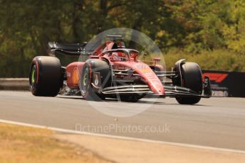 World © Octane Photographic Ltd. Formula 1– Hungarian Grand Prix - Hungaroring, Hungary. Friday 29th July 2022 Practice 1. Scuderia Ferrari F1-75 - Charles Leclerc.