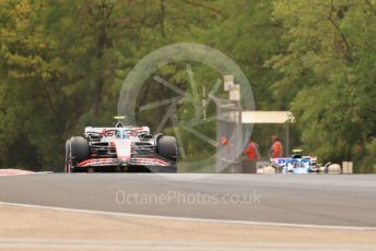 World © Octane Photographic Ltd. Formula 1– Hungarian Grand Prix - Hungaroring, Hungary. Friday 29th July 2022 Practice 1. Haas F1 Team VF-22 - Mick Schumacher.